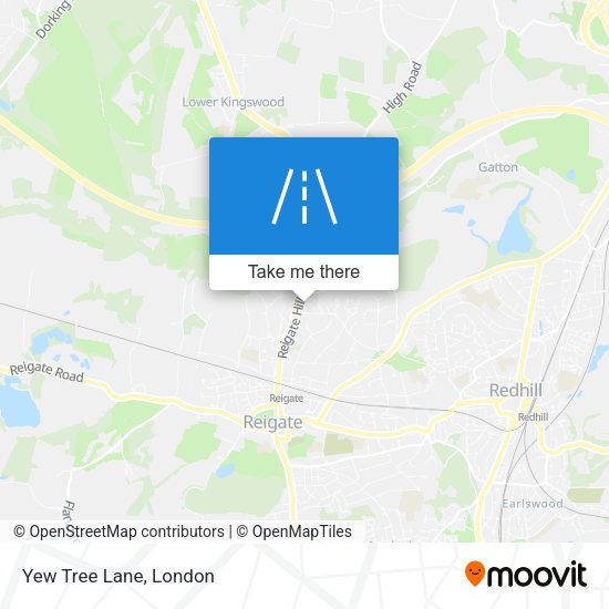Yew Tree Lane map