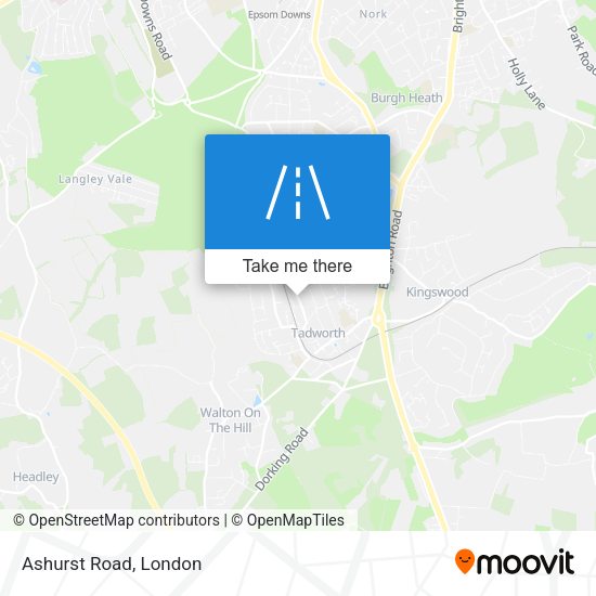 Ashurst Road map