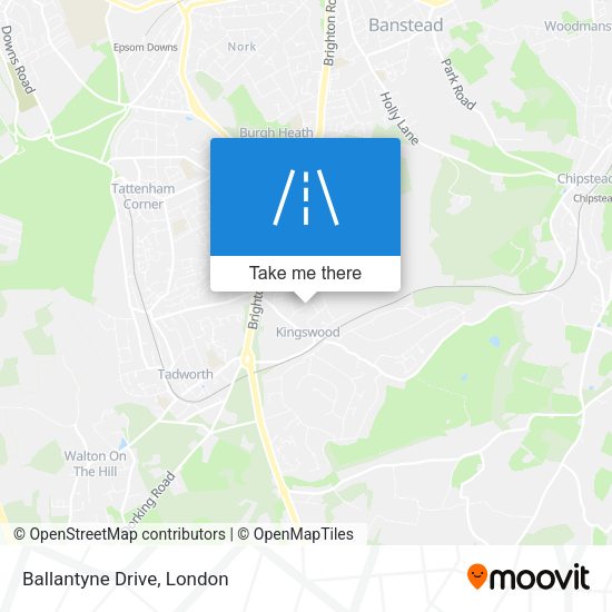 Ballantyne Drive map