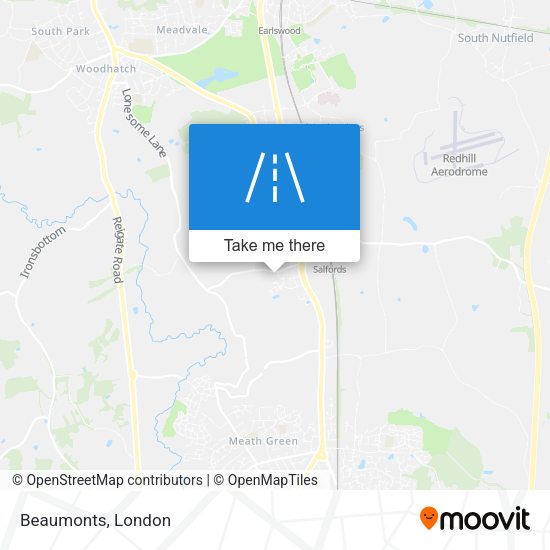Beaumonts map