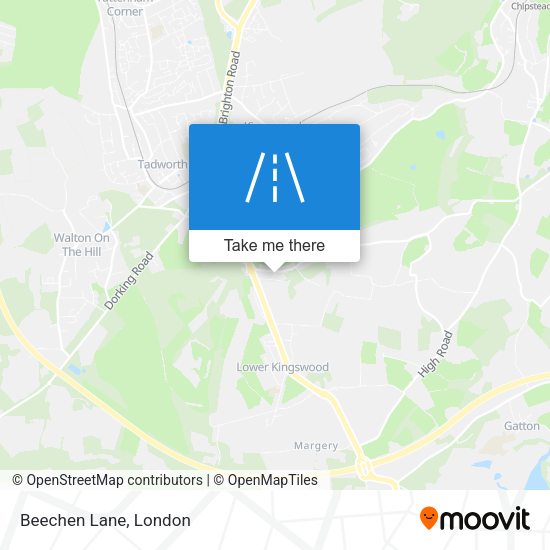 Beechen Lane map
