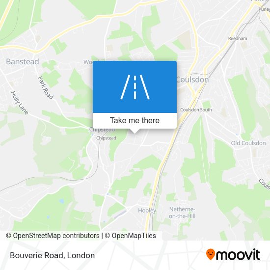 Bouverie Road map