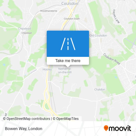 Bowen Way map