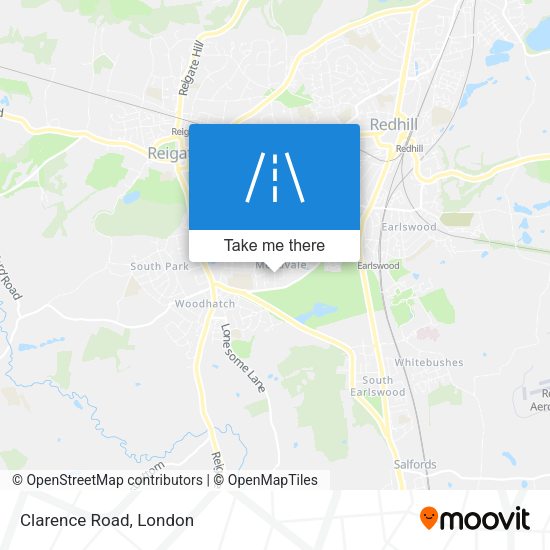 Clarence Road map