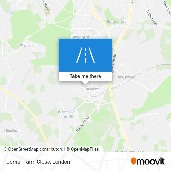 Corner Farm Close map