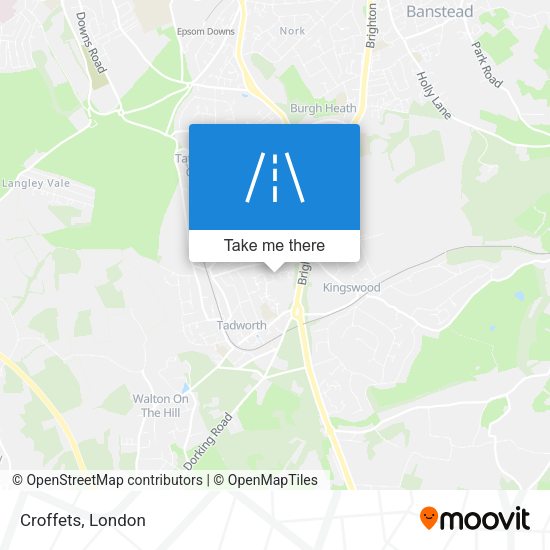 Croffets map