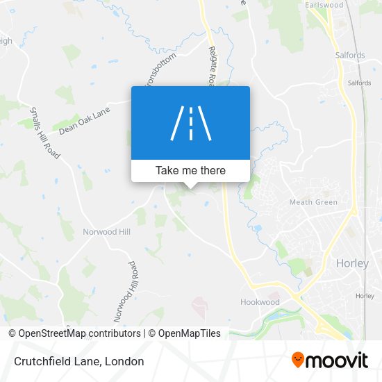 Crutchfield Lane map