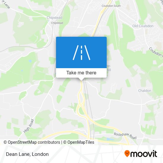 Dean Lane map
