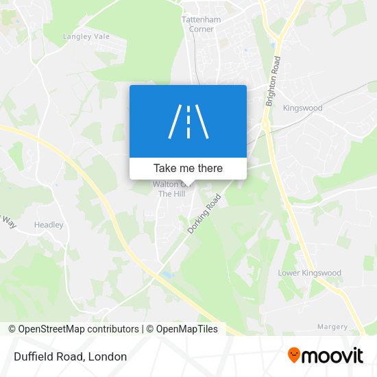 Duffield Road map