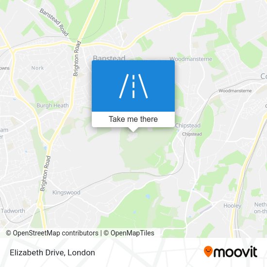 Elizabeth Drive map