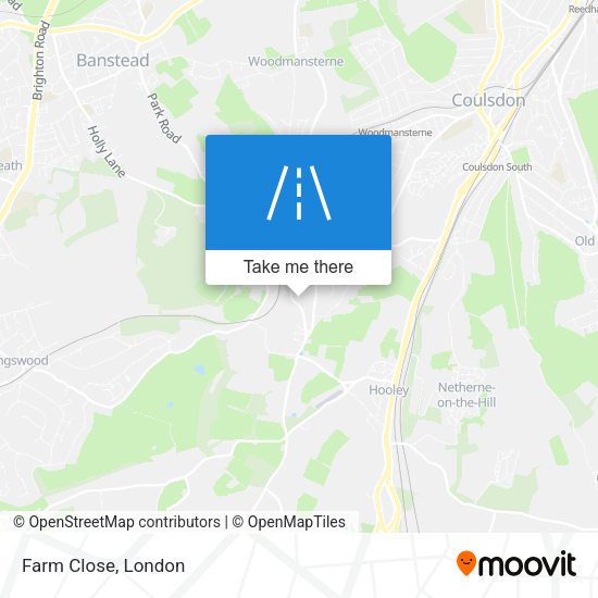 Farm Close map