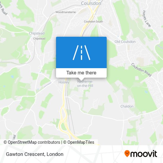 Gawton Crescent map