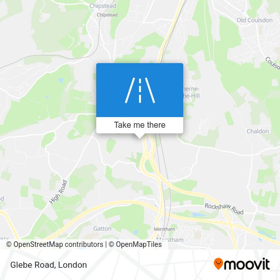 Glebe Road map