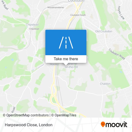 Harpswood Close map