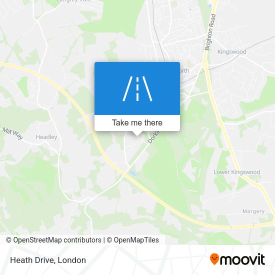 Heath Drive map