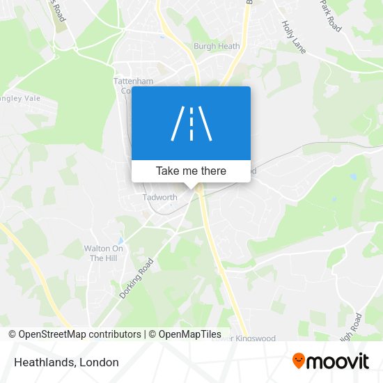 Heathlands map