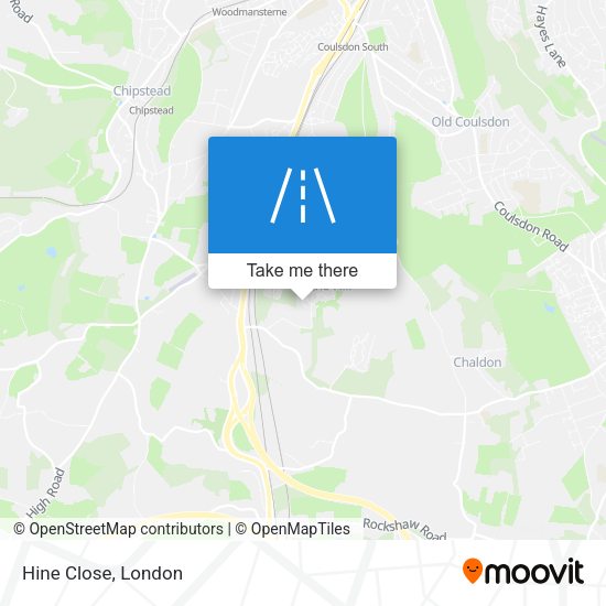 Hine Close map
