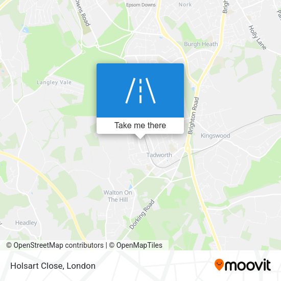 Holsart Close map