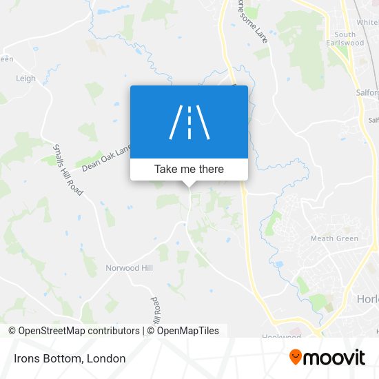 Irons Bottom map