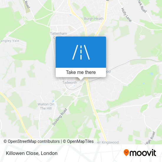 Killowen Close map