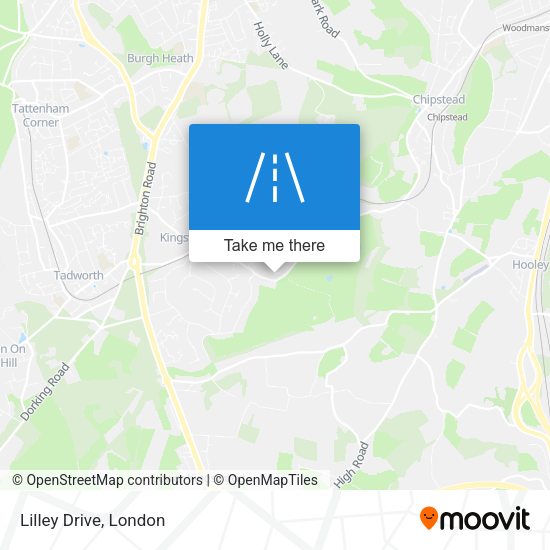 Lilley Drive map