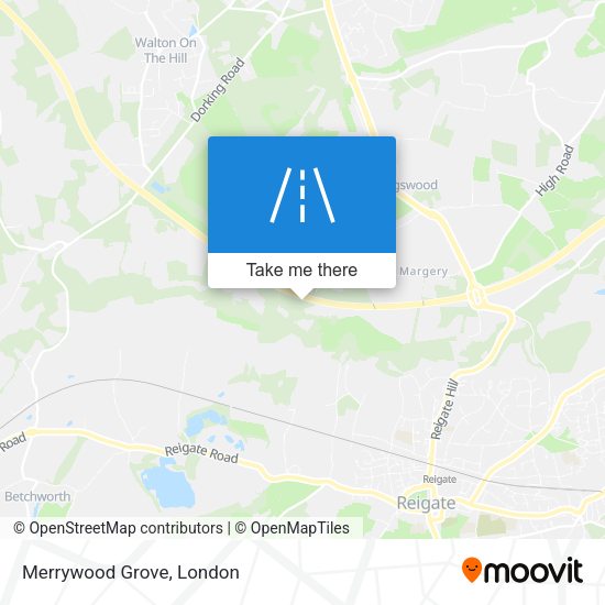 Merrywood Grove map