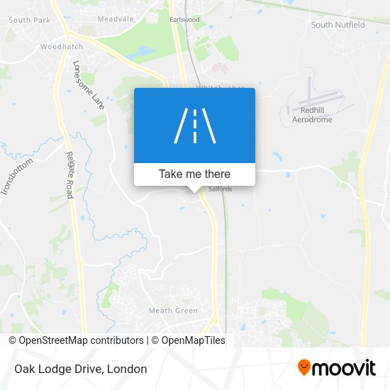 Oak Lodge Drive map