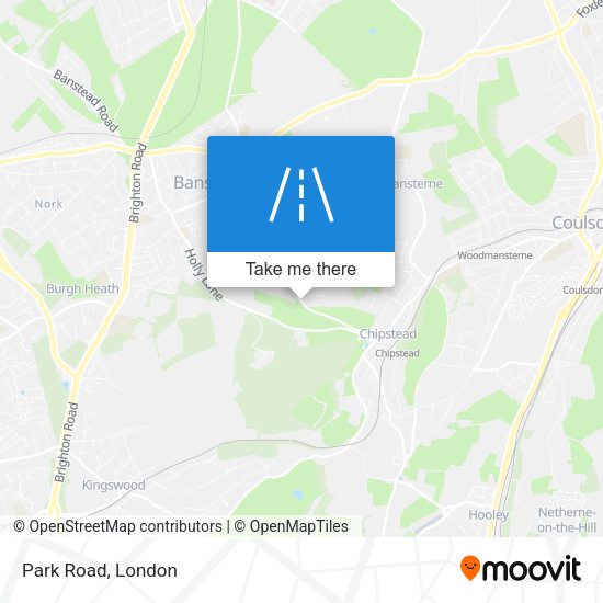 Park Road map