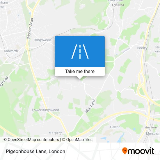 Pigeonhouse Lane map
