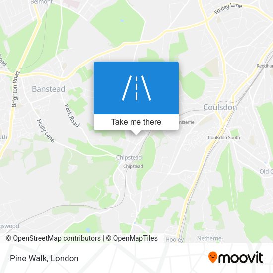 Pine Walk map