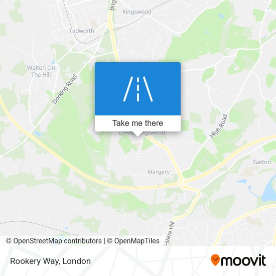 Rookery Way map