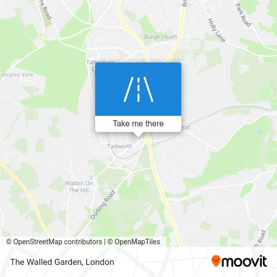 The Walled Garden map