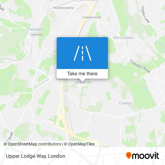 Upper Lodge Way map