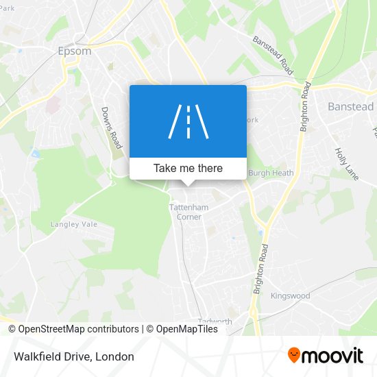Walkfield Drive map