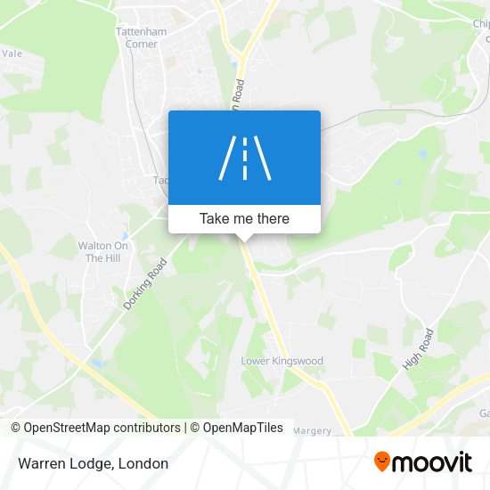 Warren Lodge map