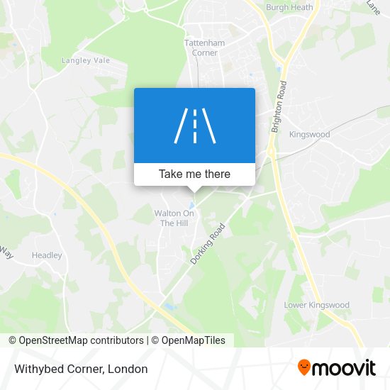 Withybed Corner map