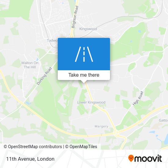 11th Avenue map