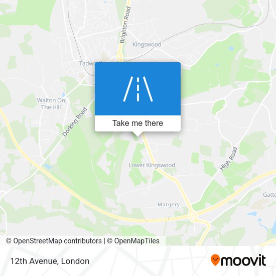 12th Avenue map