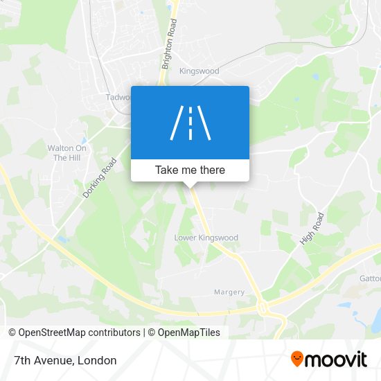 7th Avenue map