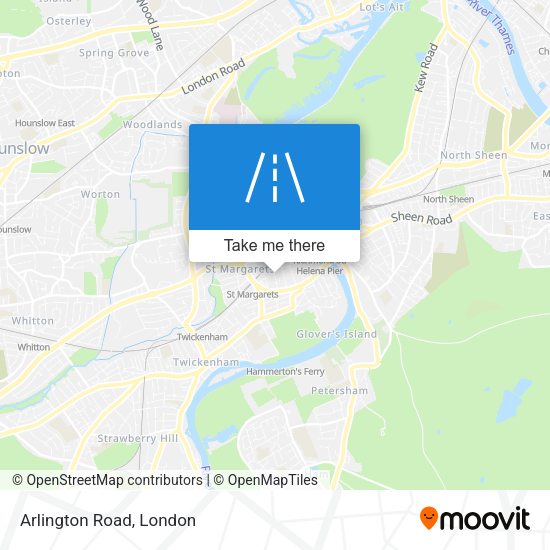 Arlington Road map