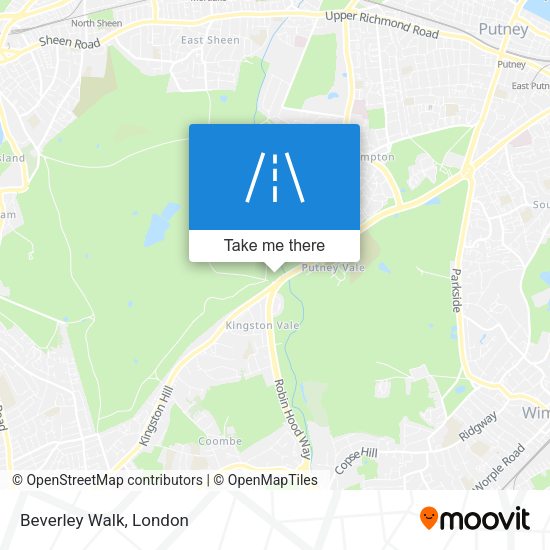 Beverley Walk map