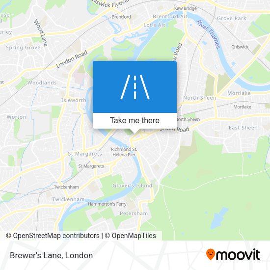 Brewer's Lane map