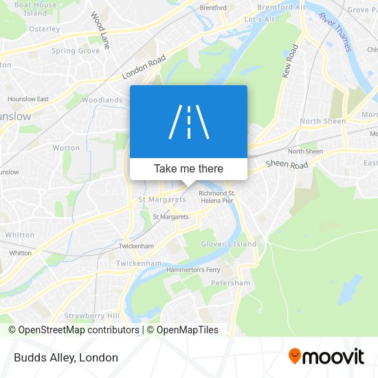 Budds Alley map