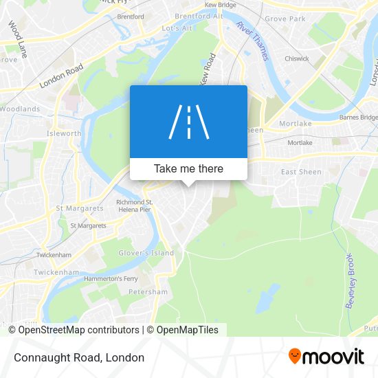 Connaught Road map