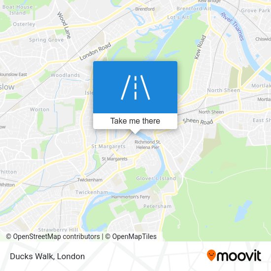 Ducks Walk map