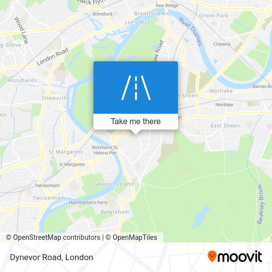 Dynevor Road map