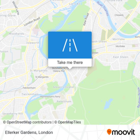 Ellerker Gardens map