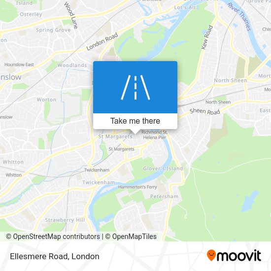 Ellesmere Road map