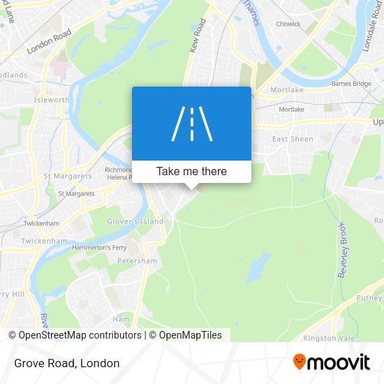 Grove Road map