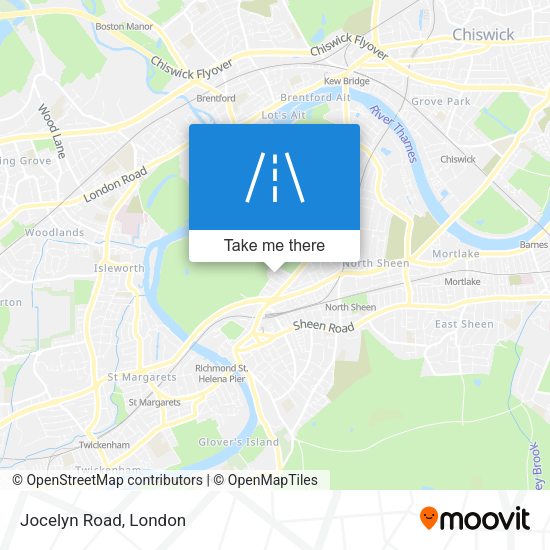 Jocelyn Road map